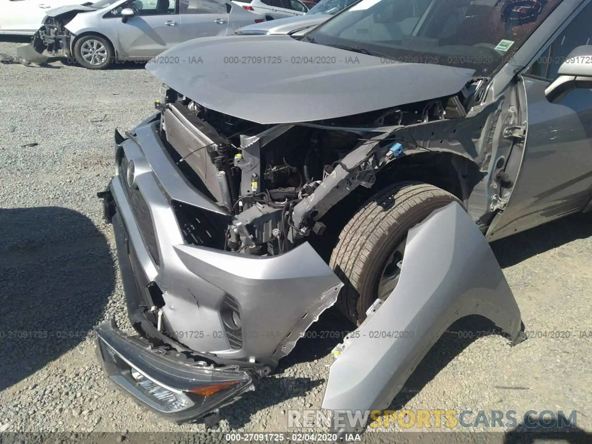 6 Photograph of a damaged car JTMW1RFV9KJ001580 TOYOTA RAV4 2019