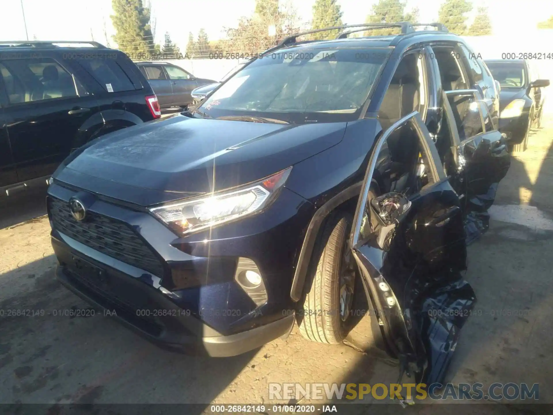 2 Photograph of a damaged car JTMW1RFV9KJ003250 TOYOTA RAV4 2019