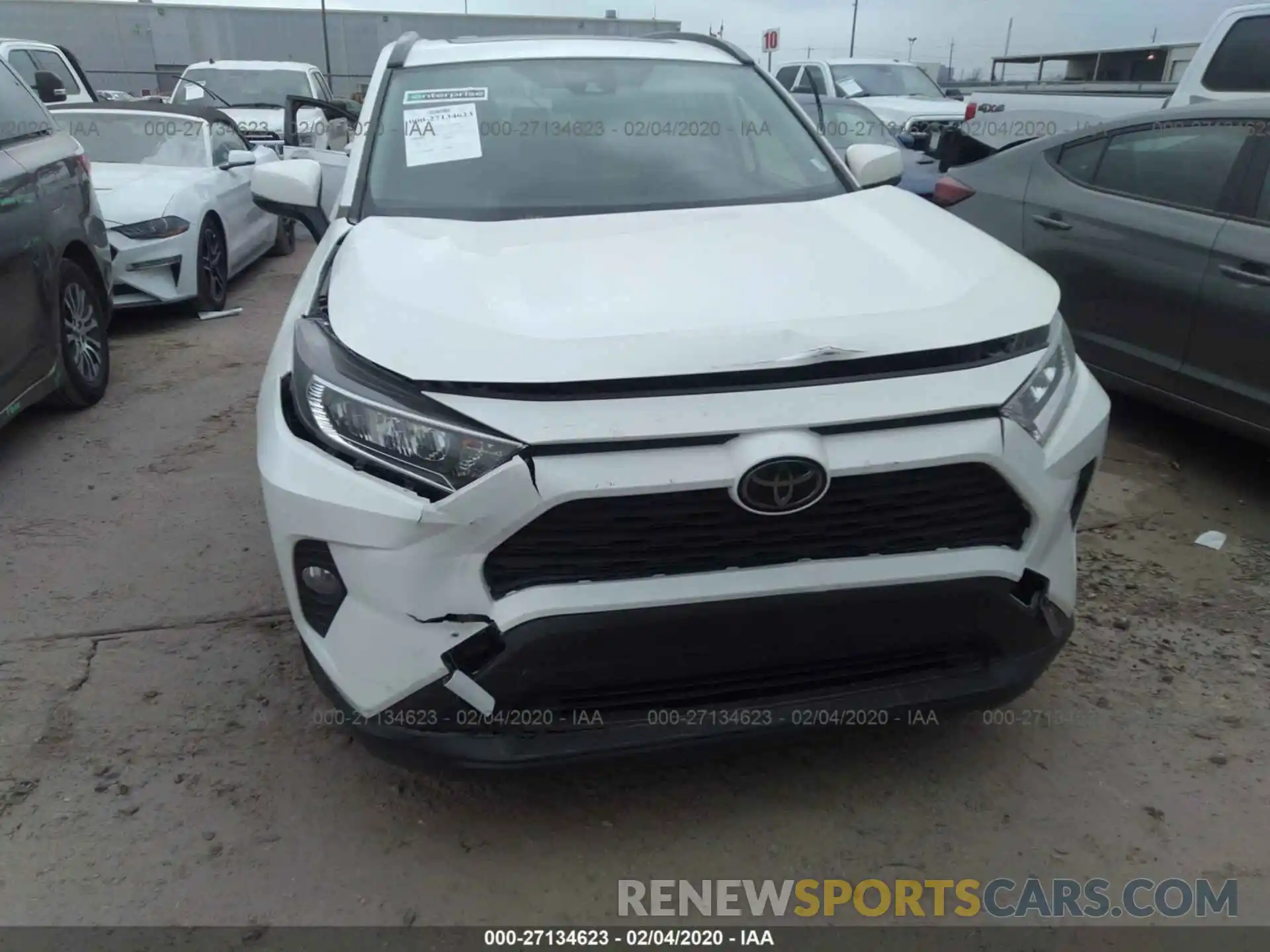 6 Photograph of a damaged car JTMW1RFV9KJ006150 TOYOTA RAV4 2019