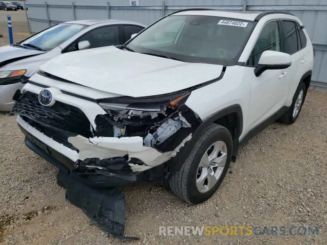 2 Photograph of a damaged car JTMW1RFV9KJ008240 TOYOTA RAV4 2019