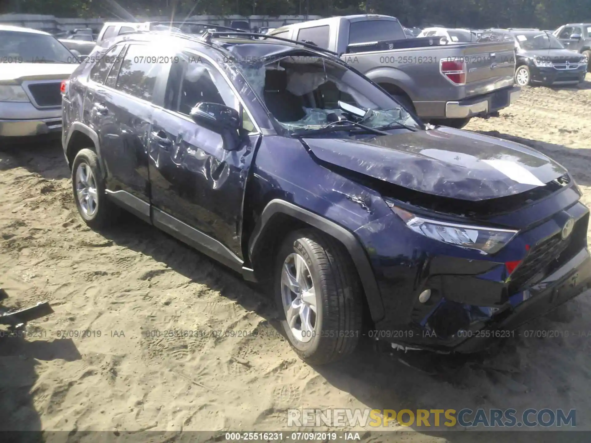 6 Фотография поврежденного автомобиля JTMW1RFV9KJ011798 TOYOTA RAV4 2019