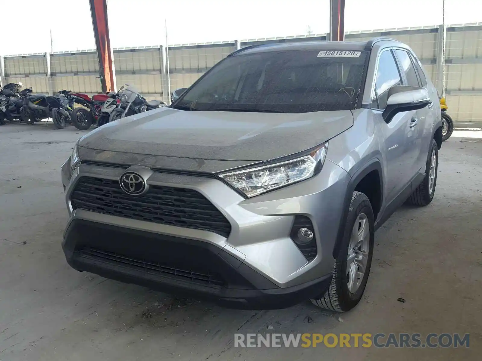 2 Photograph of a damaged car JTMW1RFV9KJ014149 TOYOTA RAV4 2019