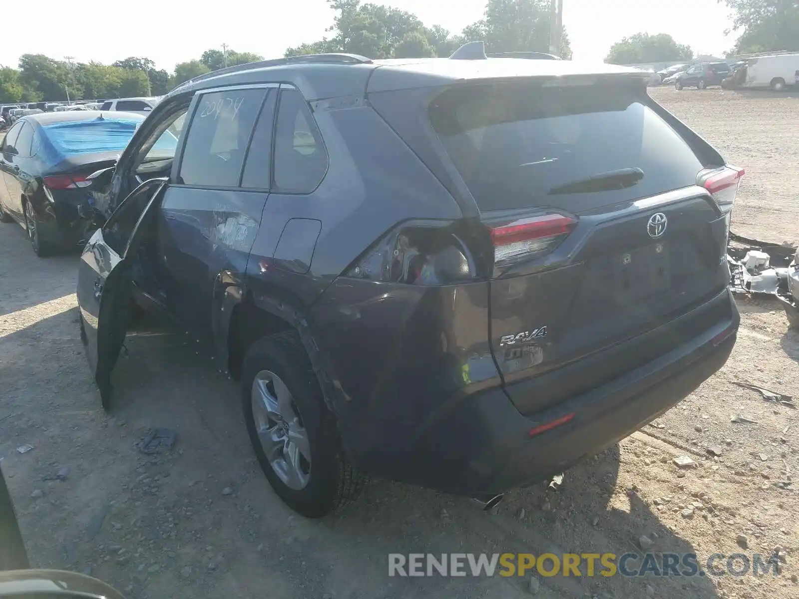 3 Photograph of a damaged car JTMW1RFV9KJ014958 TOYOTA RAV4 2019