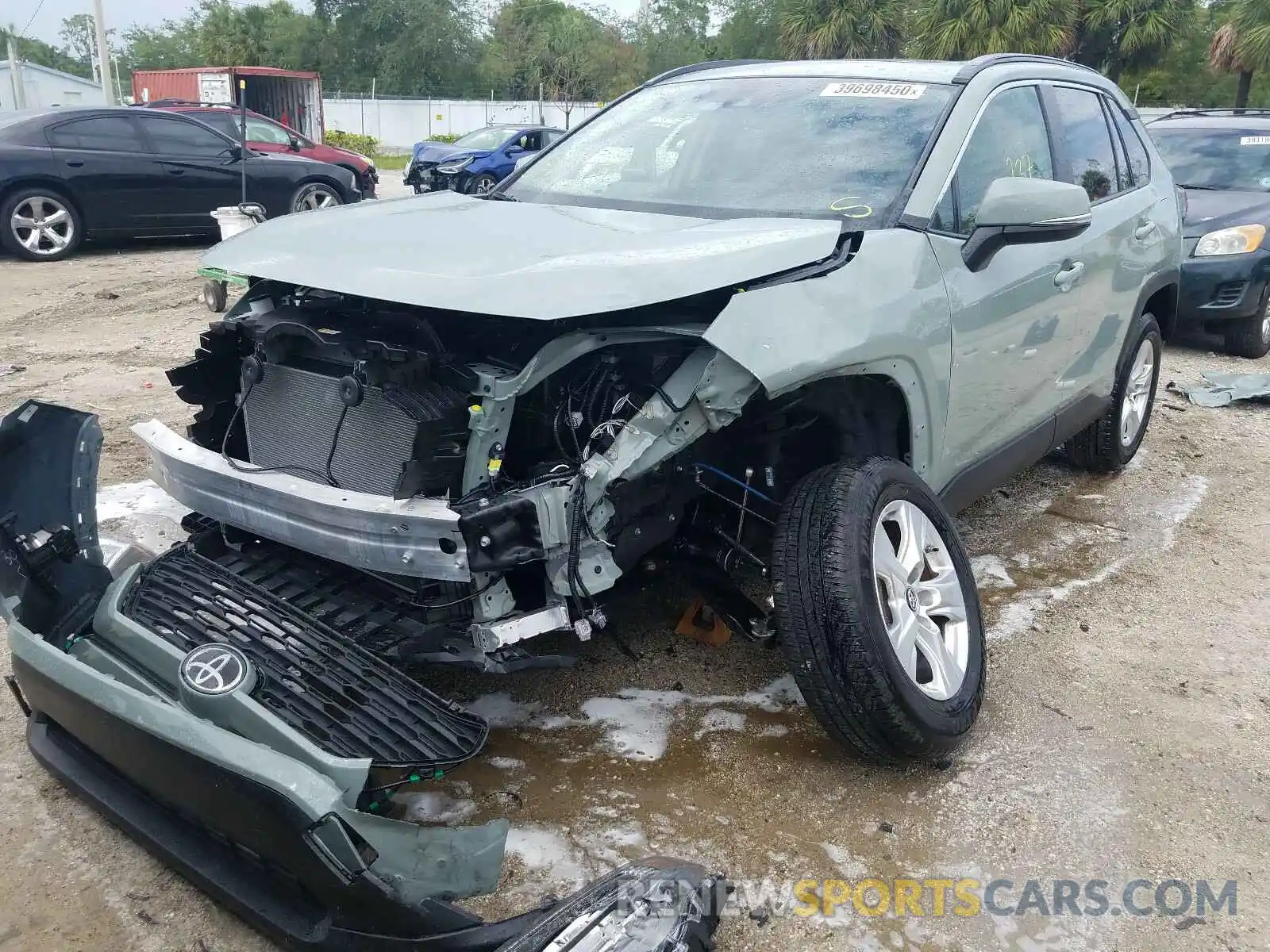 2 Photograph of a damaged car JTMW1RFV9KJ016077 TOYOTA RAV4 2019