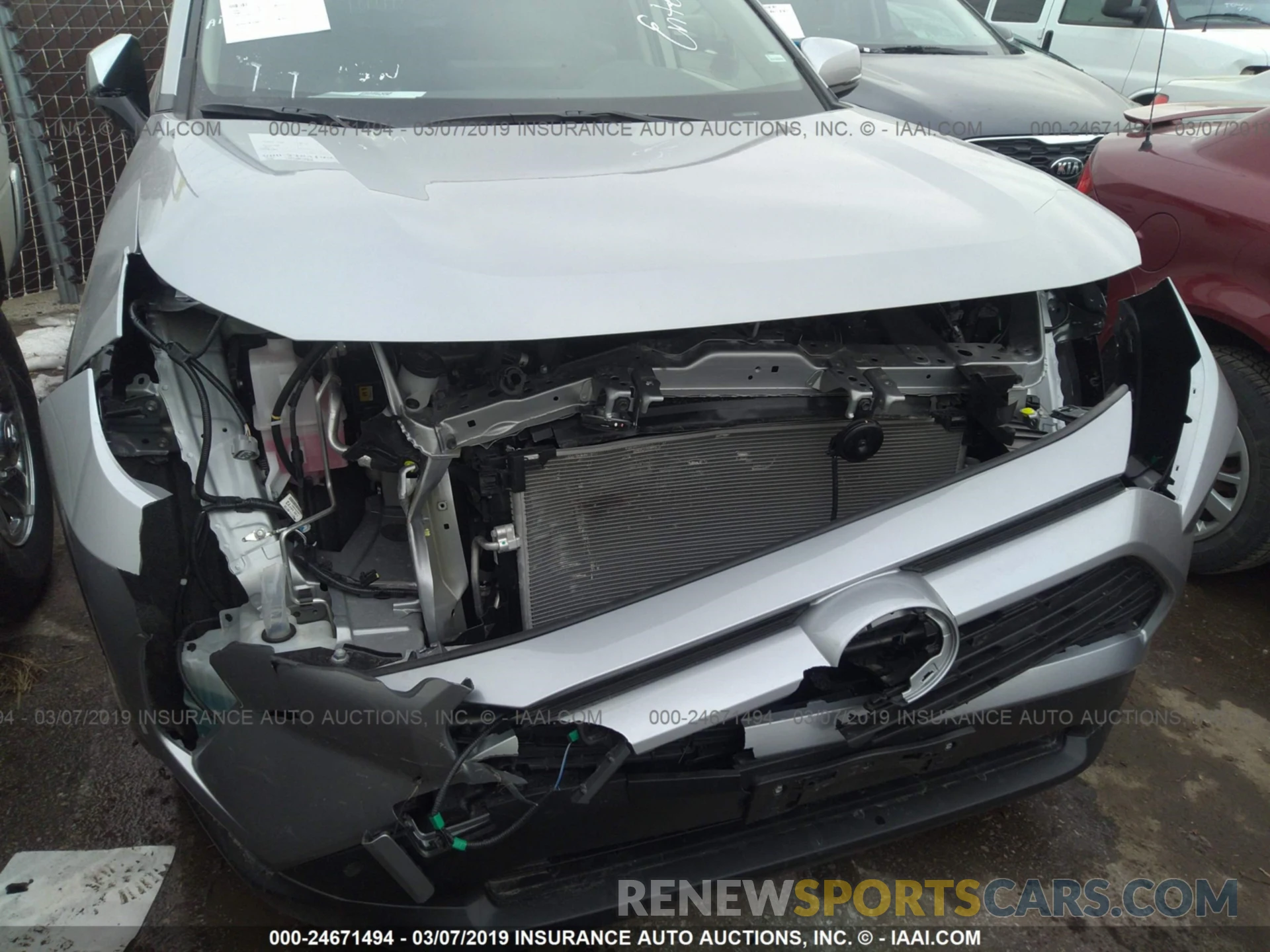 6 Photograph of a damaged car JTMW1RFVXKD003689 TOYOTA RAV4 2019