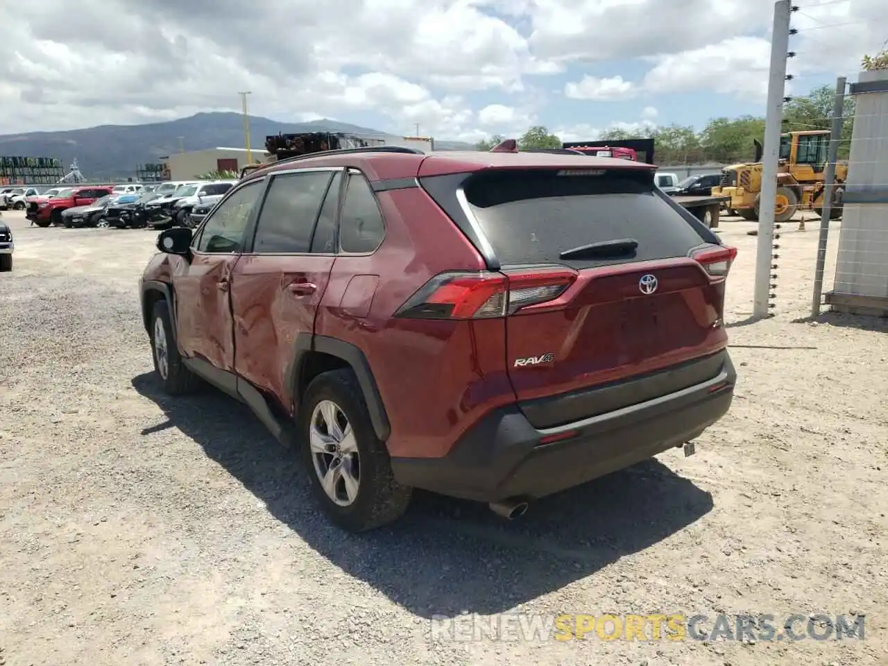 3 Photograph of a damaged car JTMW1RFVXKD005944 TOYOTA RAV4 2019