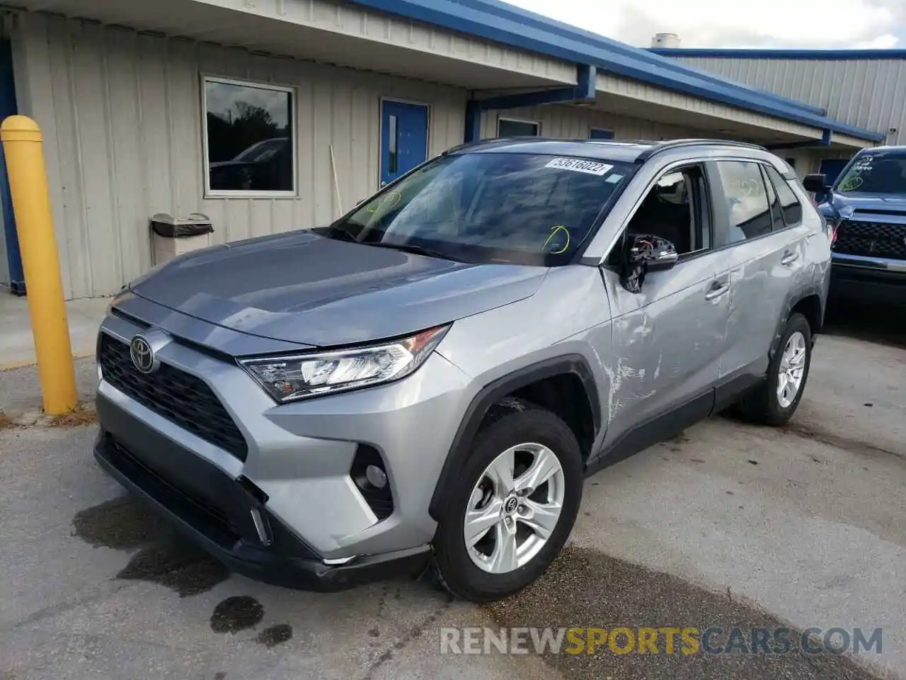 2 Photograph of a damaged car JTMW1RFVXKD006334 TOYOTA RAV4 2019