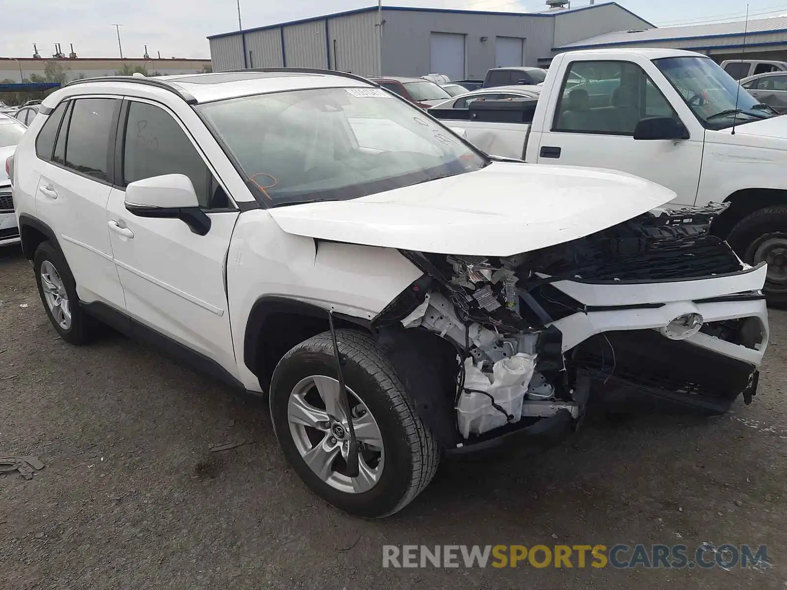 1 Photograph of a damaged car JTMW1RFVXKD007886 TOYOTA RAV4 2019