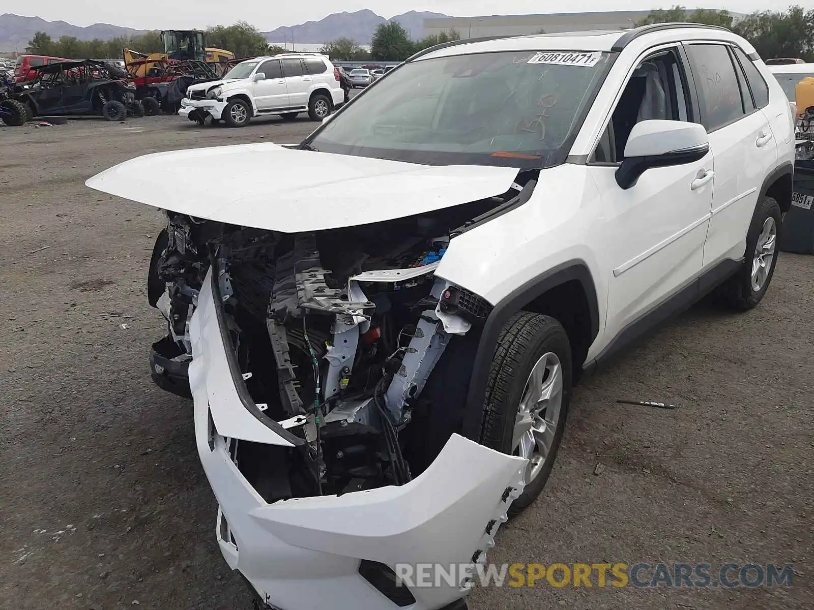 2 Photograph of a damaged car JTMW1RFVXKD007886 TOYOTA RAV4 2019