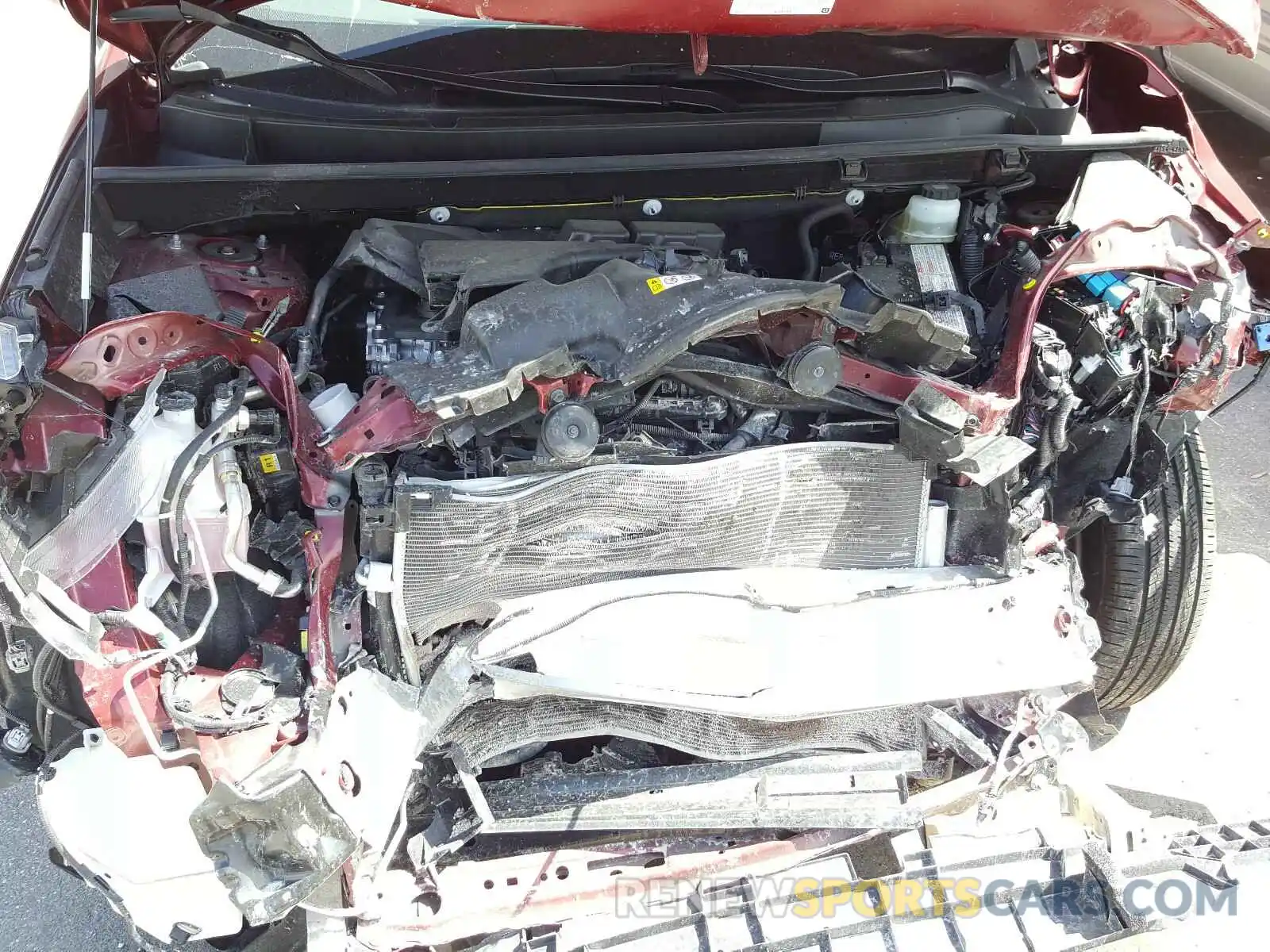 7 Photograph of a damaged car JTMW1RFVXKD008133 TOYOTA RAV4 2019