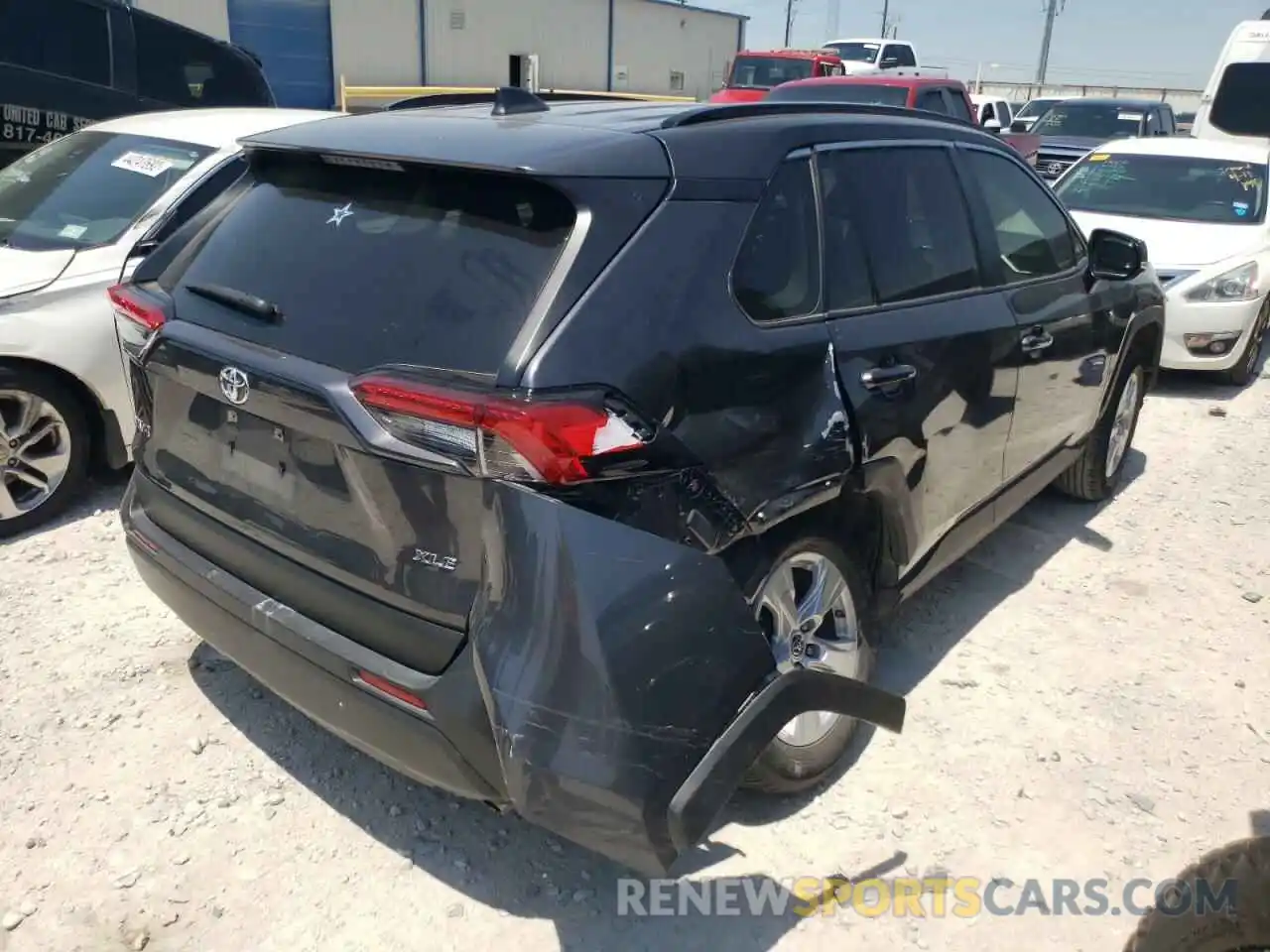 4 Photograph of a damaged car JTMW1RFVXKD008326 TOYOTA RAV4 2019