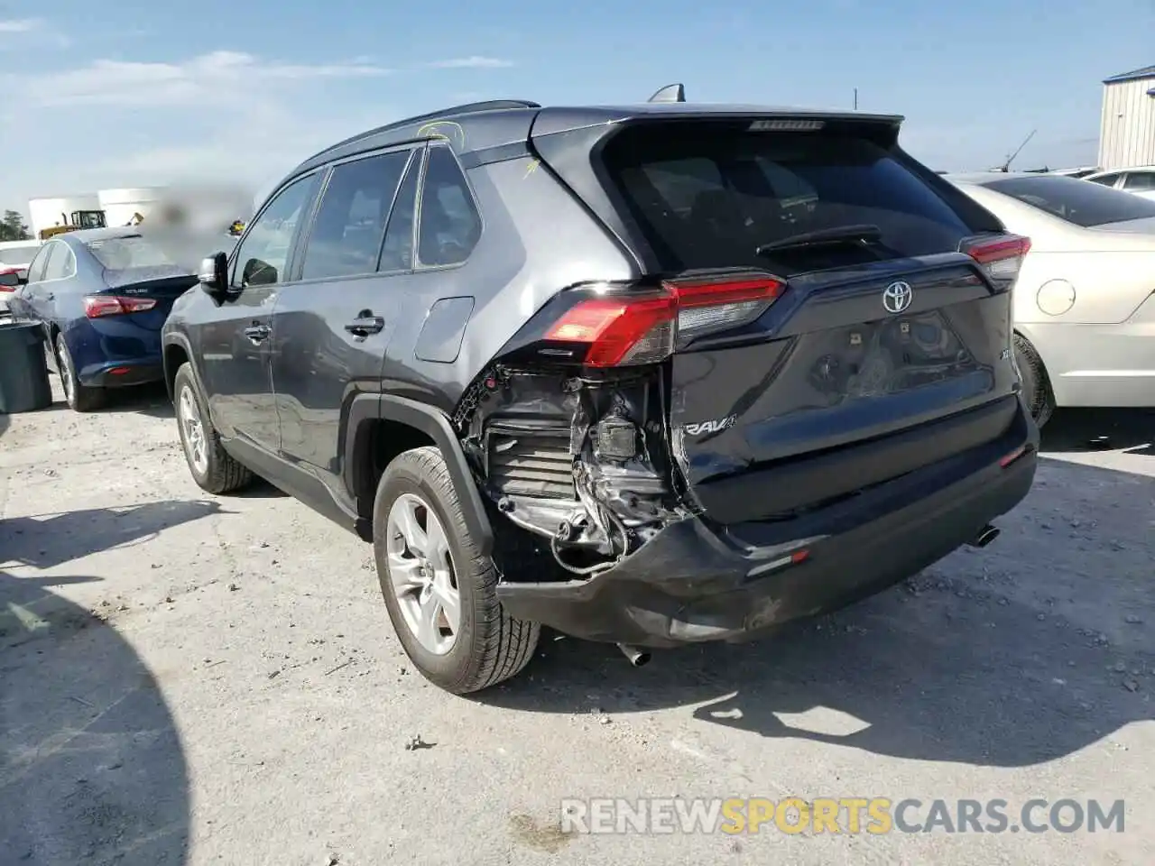 3 Photograph of a damaged car JTMW1RFVXKD012179 TOYOTA RAV4 2019