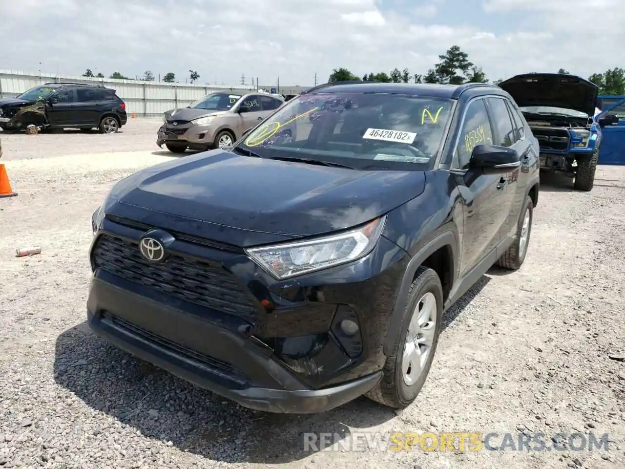 2 Photograph of a damaged car JTMW1RFVXKD012571 TOYOTA RAV4 2019