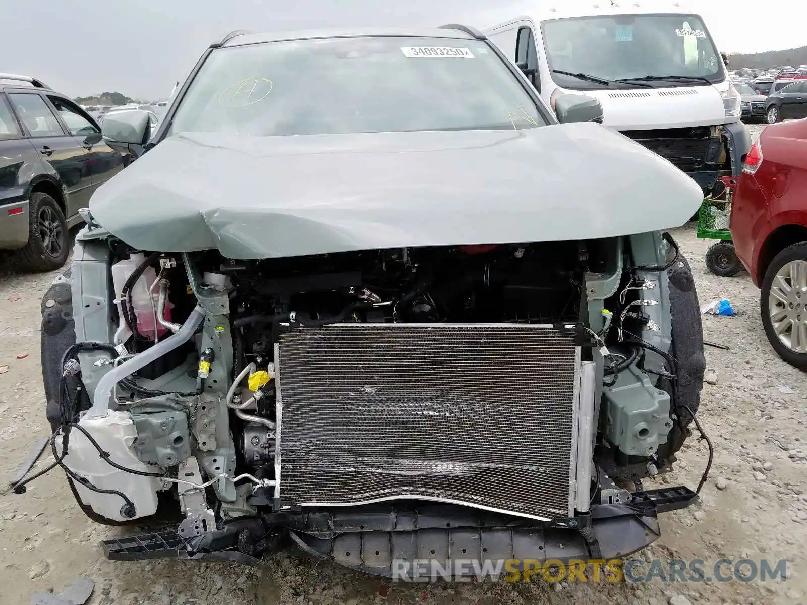 9 Photograph of a damaged car JTMW1RFVXKD013770 TOYOTA RAV4 2019