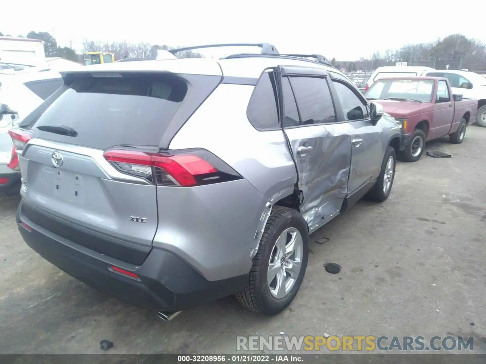 4 Photograph of a damaged car JTMW1RFVXKD013834 TOYOTA RAV4 2019