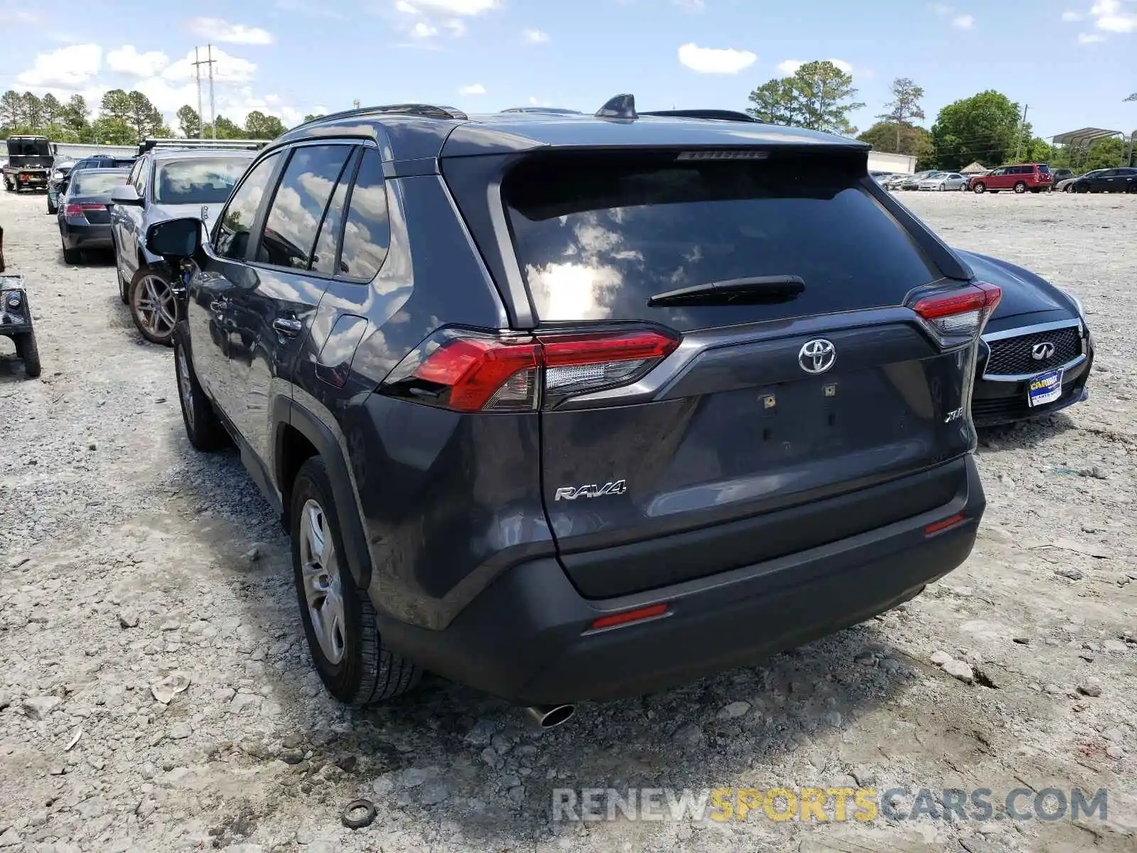 3 Photograph of a damaged car JTMW1RFVXKD016250 TOYOTA RAV4 2019