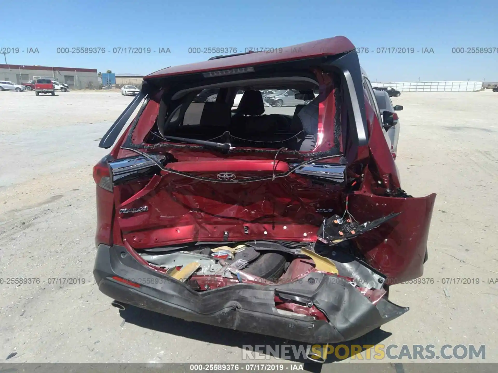 6 Фотография поврежденного автомобиля JTMW1RFVXKD017897 TOYOTA RAV4 2019