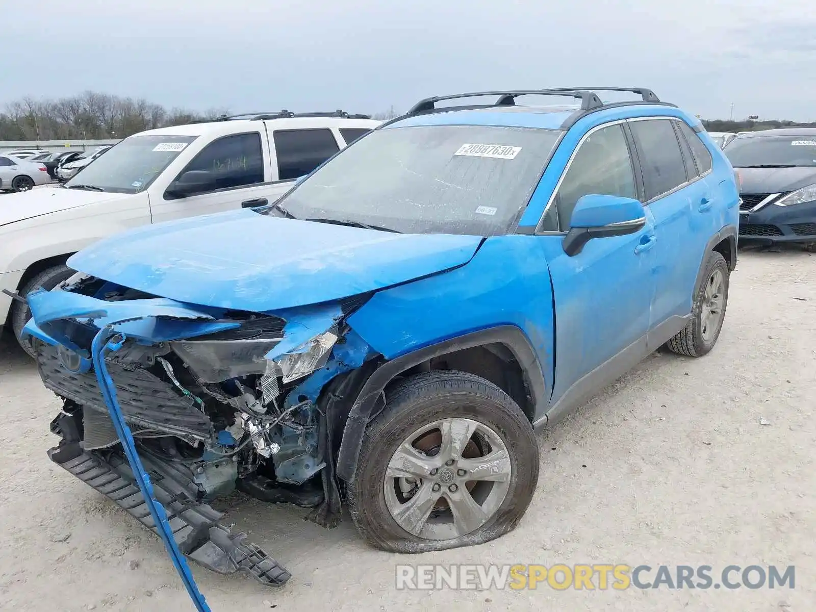 2 Photograph of a damaged car JTMW1RFVXKD023523 TOYOTA RAV4 2019