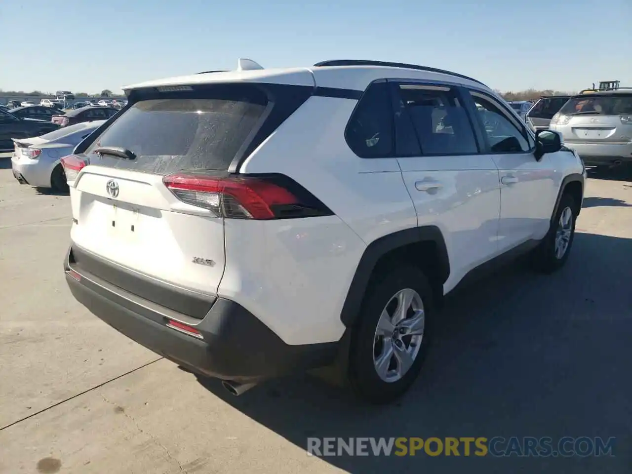 4 Photograph of a damaged car JTMW1RFVXKD024834 TOYOTA RAV4 2019