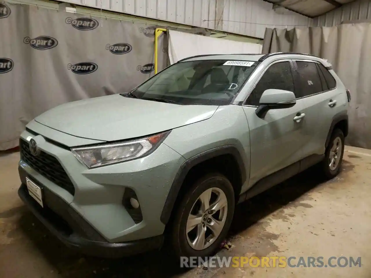 2 Фотография поврежденного автомобиля JTMW1RFVXKD026633 TOYOTA RAV4 2019