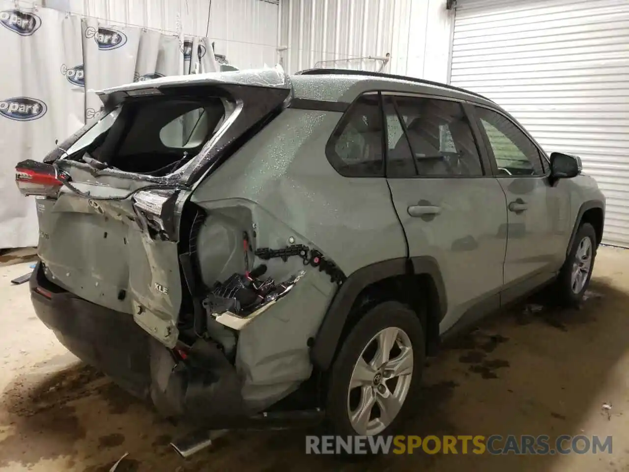 4 Photograph of a damaged car JTMW1RFVXKD026633 TOYOTA RAV4 2019