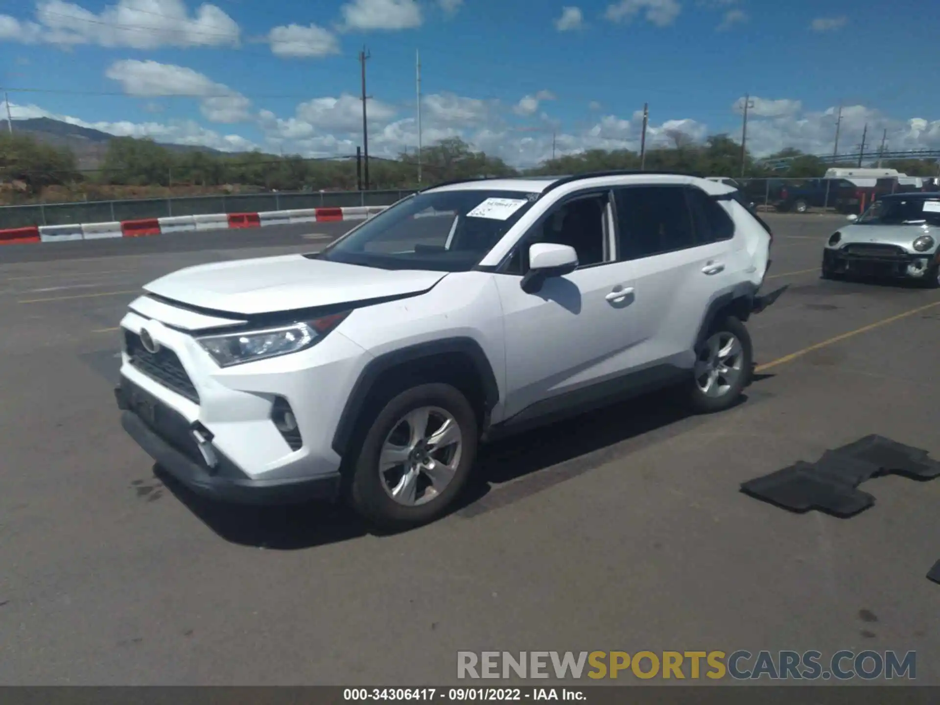 2 Photograph of a damaged car JTMW1RFVXKD028995 TOYOTA RAV4 2019