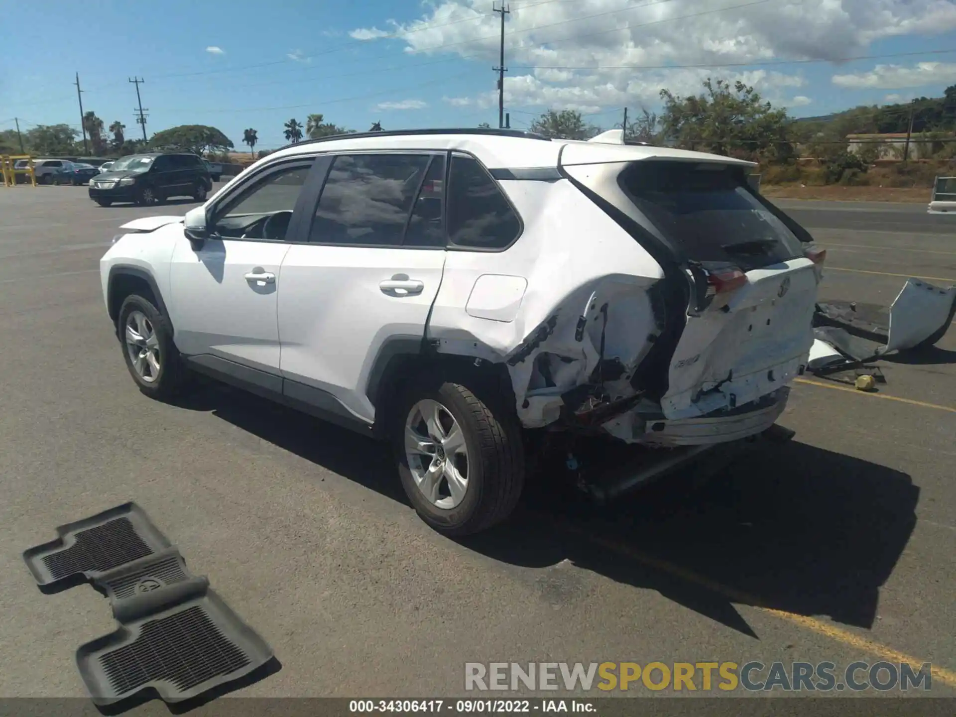 3 Photograph of a damaged car JTMW1RFVXKD028995 TOYOTA RAV4 2019