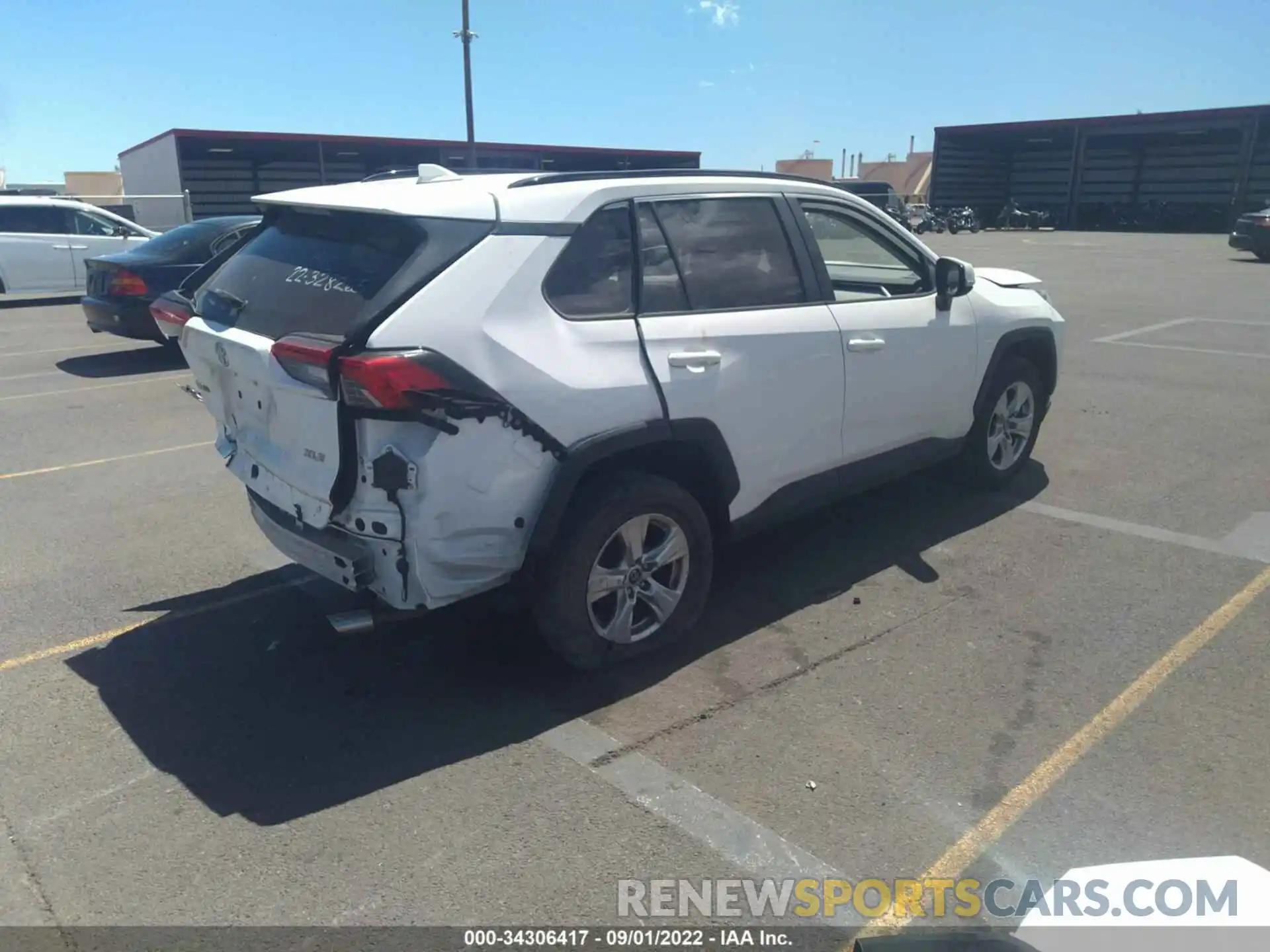 4 Photograph of a damaged car JTMW1RFVXKD028995 TOYOTA RAV4 2019