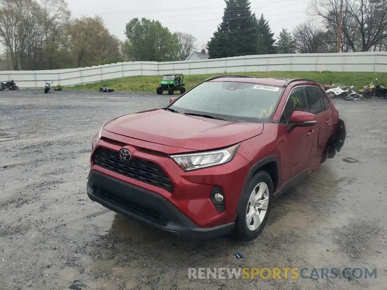 2 Photograph of a damaged car JTMW1RFVXKD029337 TOYOTA RAV4 2019