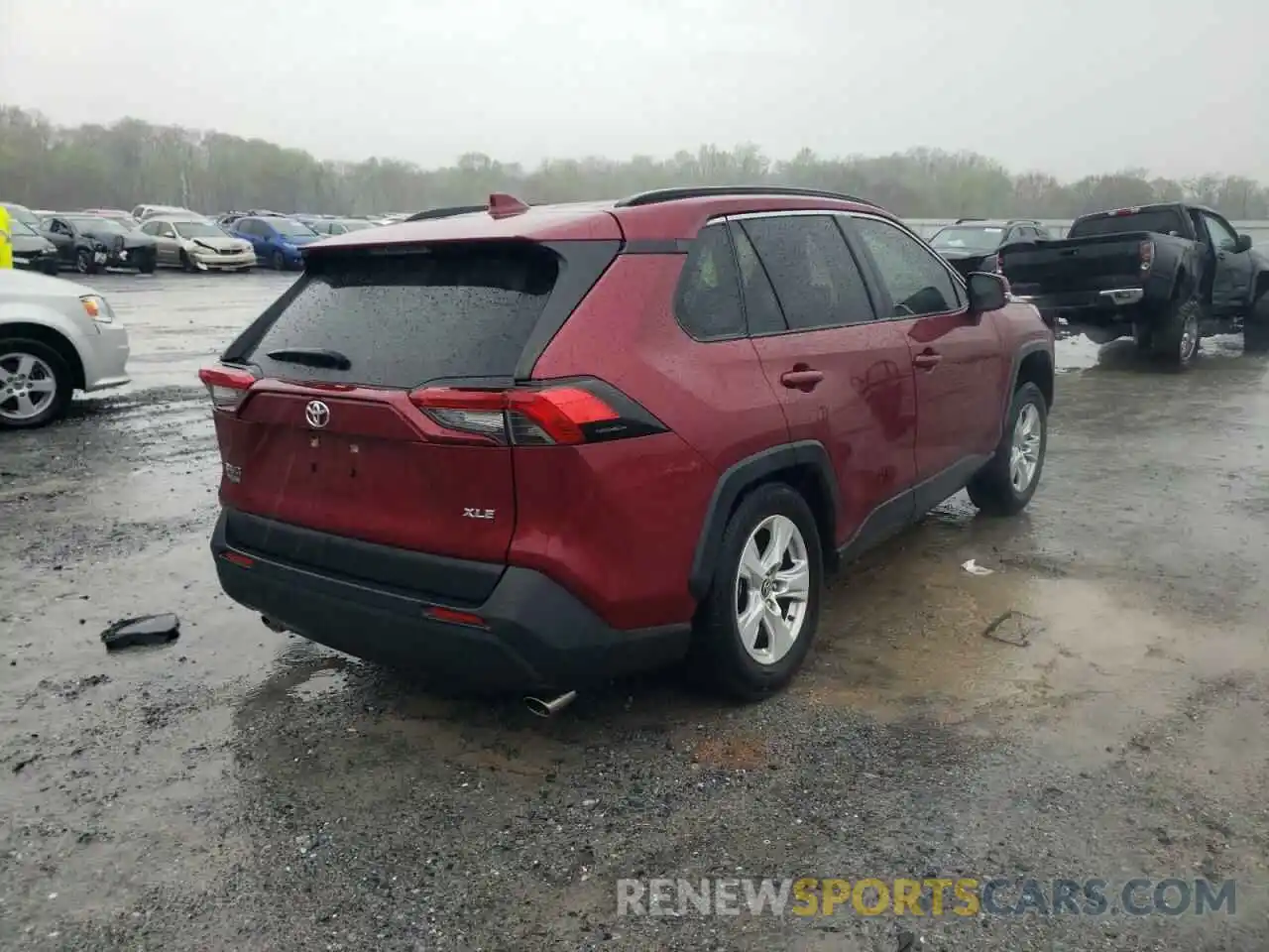 4 Photograph of a damaged car JTMW1RFVXKD029337 TOYOTA RAV4 2019