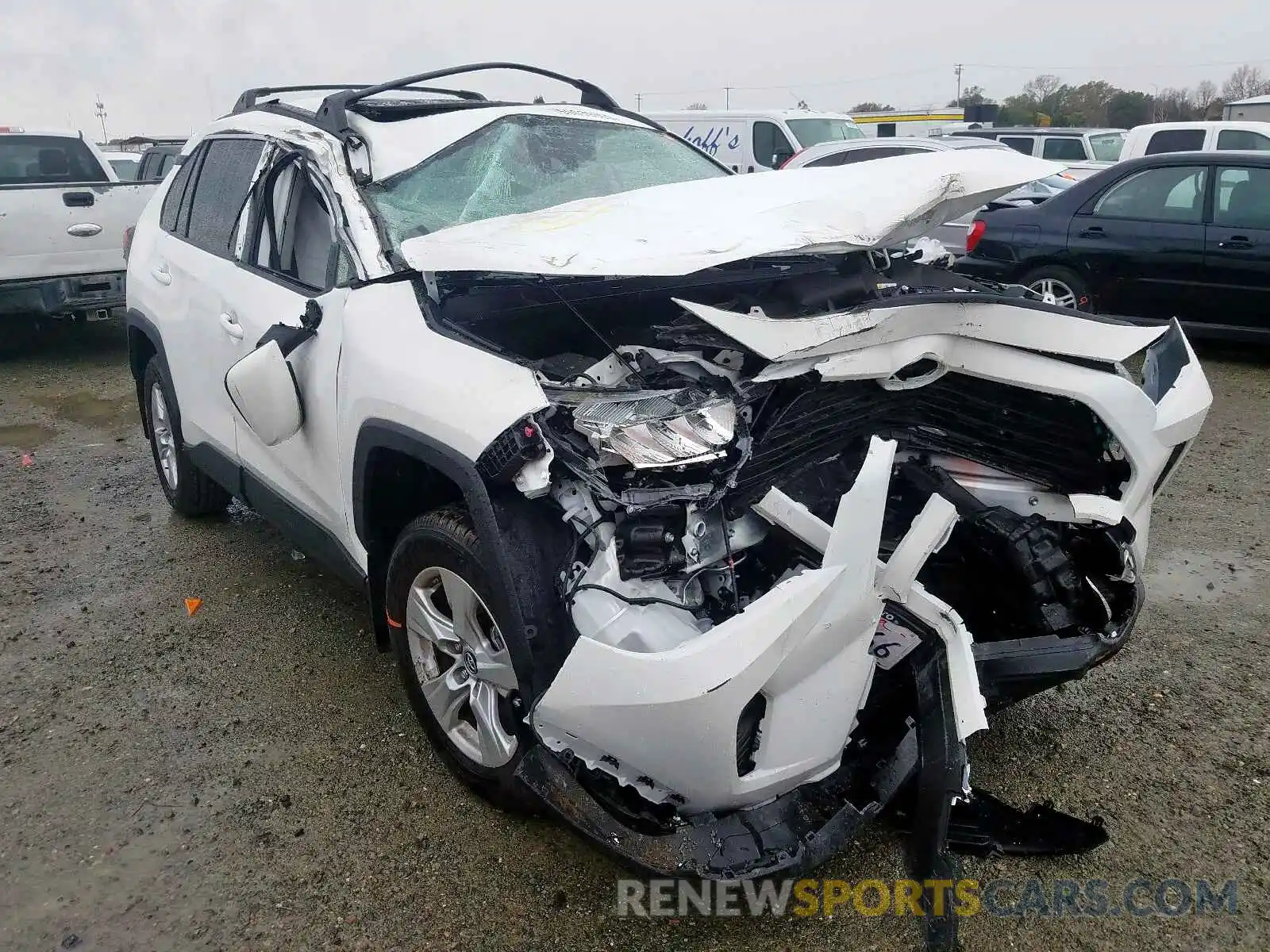 1 Photograph of a damaged car JTMW1RFVXKD030178 TOYOTA RAV4 2019