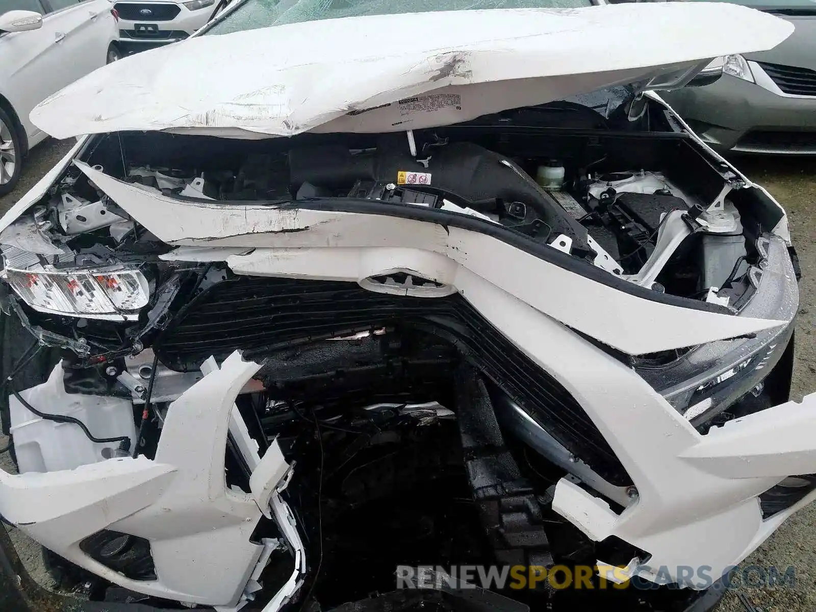 7 Photograph of a damaged car JTMW1RFVXKD030178 TOYOTA RAV4 2019