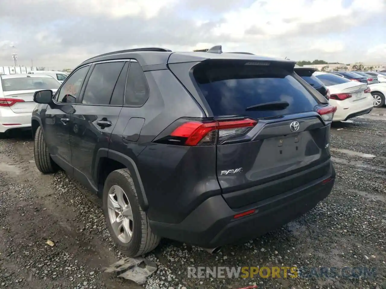 3 Photograph of a damaged car JTMW1RFVXKD034375 TOYOTA RAV4 2019