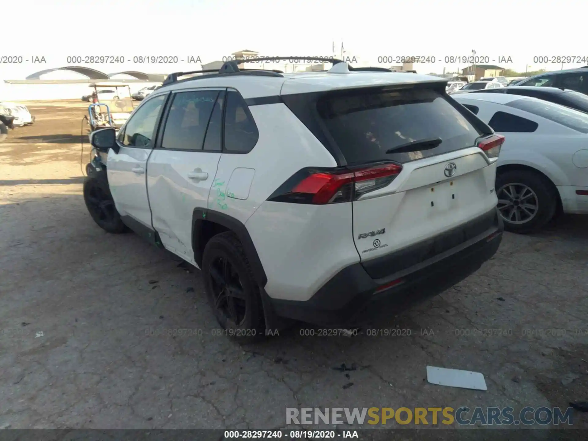 3 Фотография поврежденного автомобиля JTMW1RFVXKD034490 TOYOTA RAV4 2019