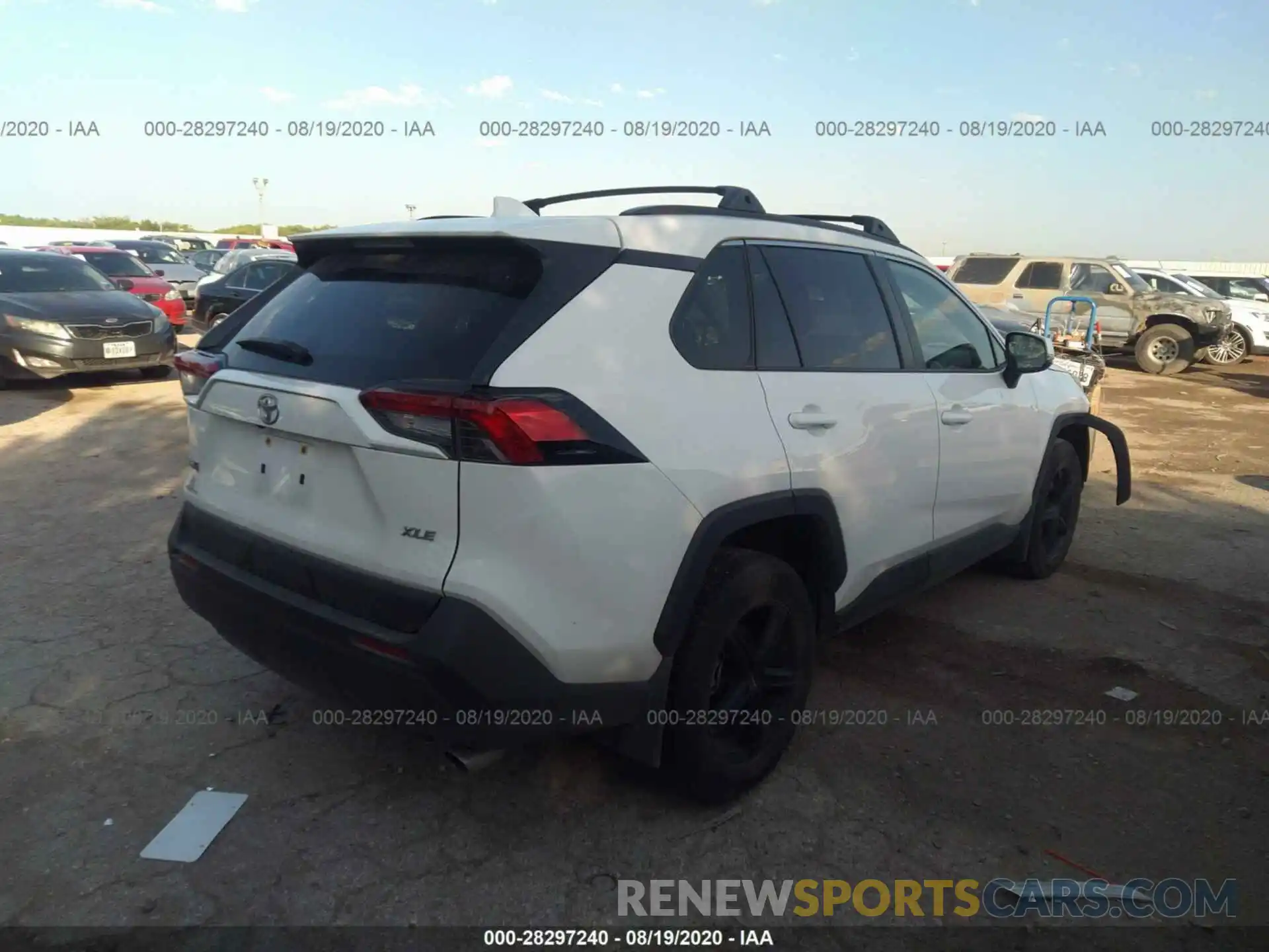 4 Photograph of a damaged car JTMW1RFVXKD034490 TOYOTA RAV4 2019