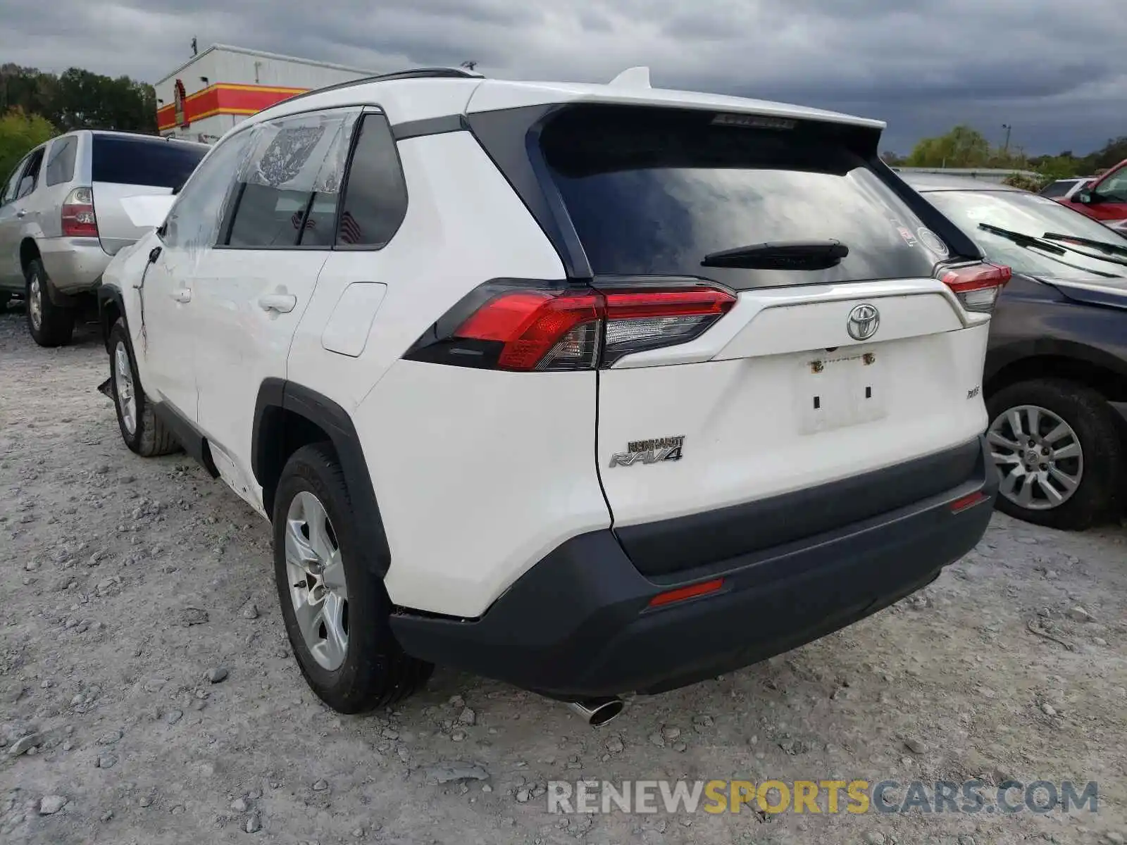 3 Photograph of a damaged car JTMW1RFVXKD038118 TOYOTA RAV4 2019