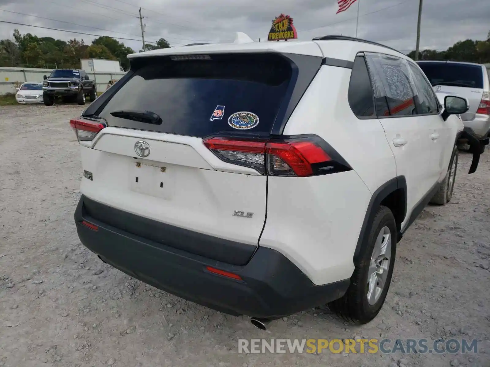 4 Photograph of a damaged car JTMW1RFVXKD038118 TOYOTA RAV4 2019