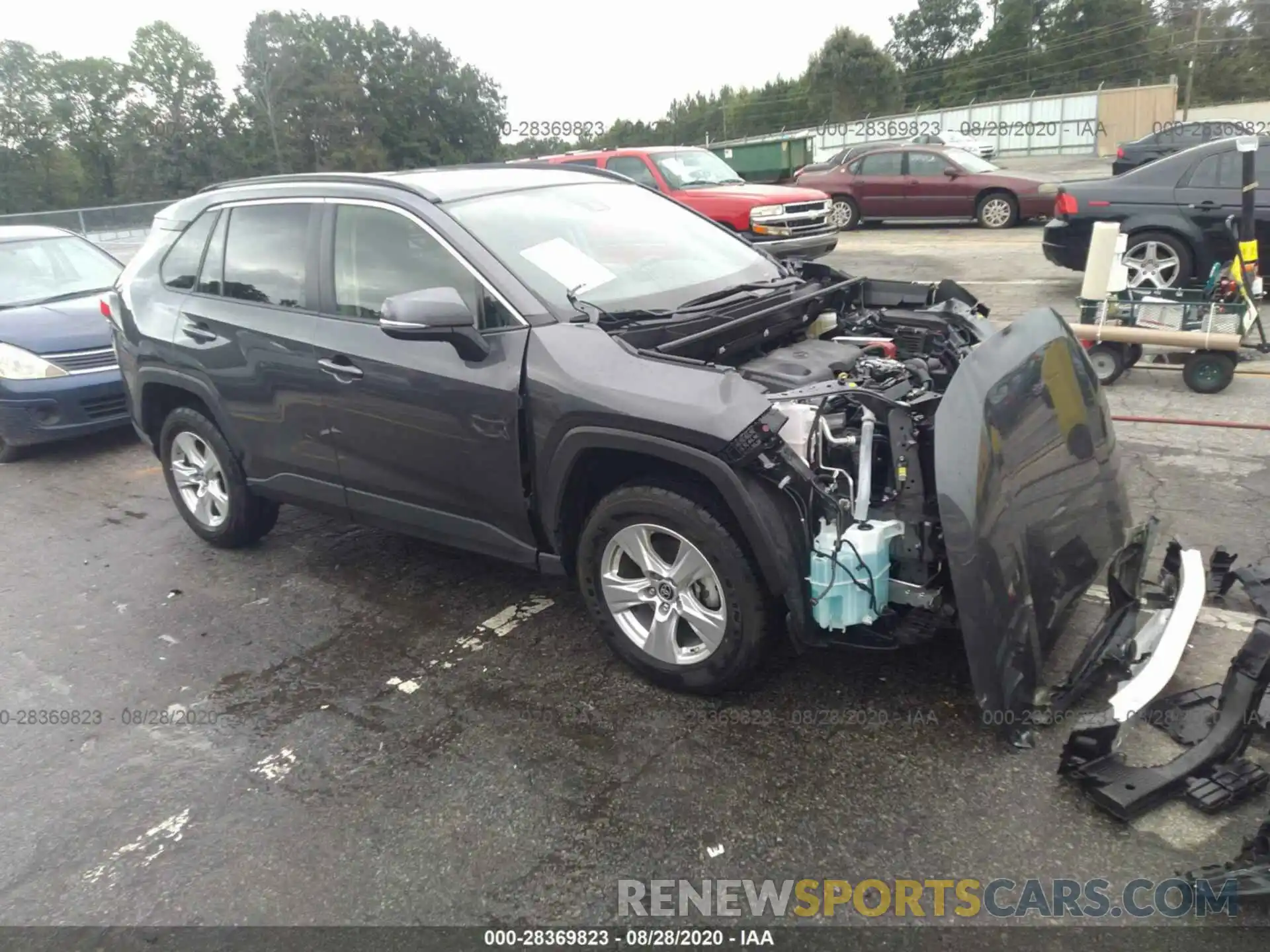 1 Photograph of a damaged car JTMW1RFVXKD040659 TOYOTA RAV4 2019