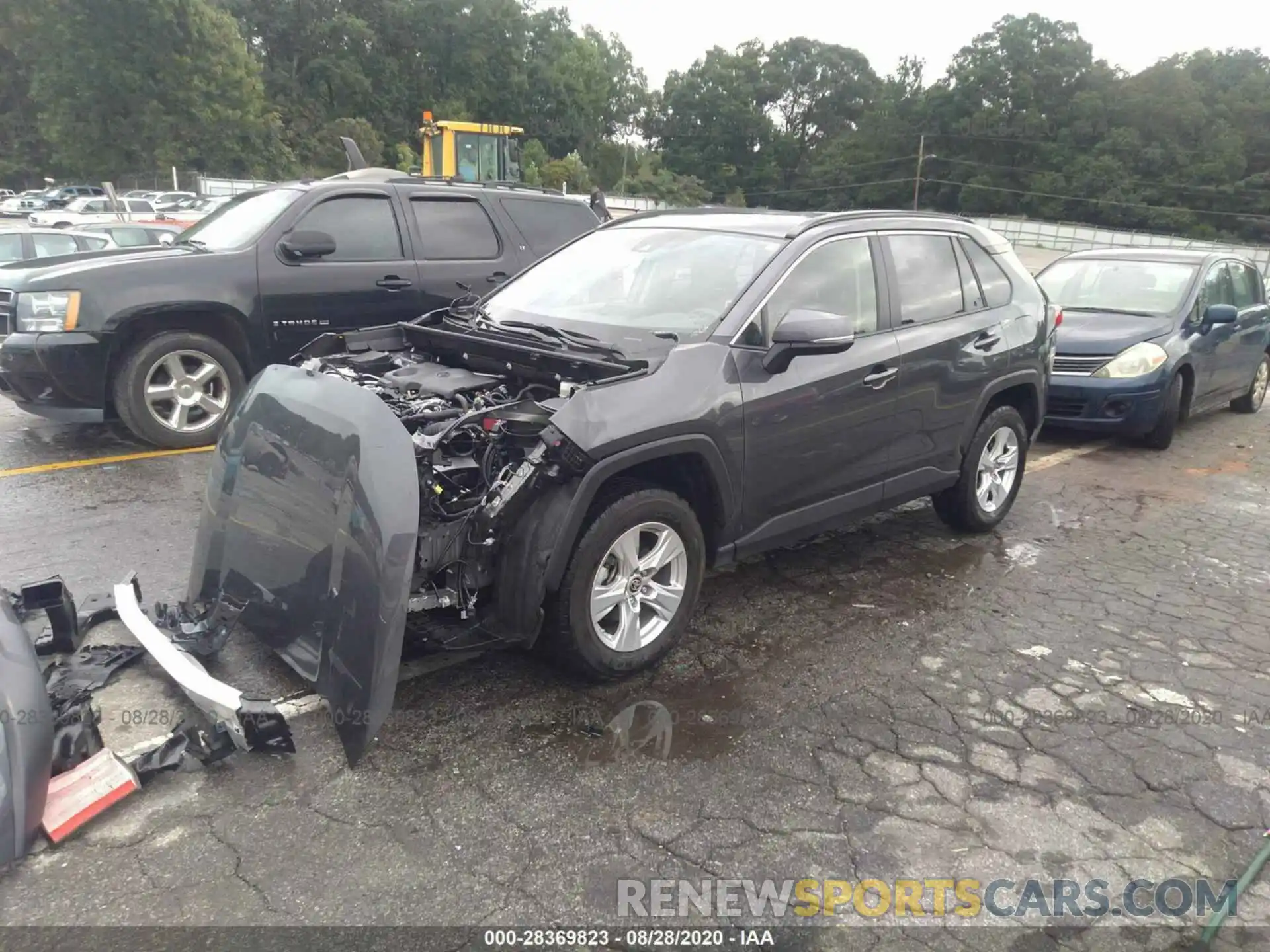 2 Photograph of a damaged car JTMW1RFVXKD040659 TOYOTA RAV4 2019