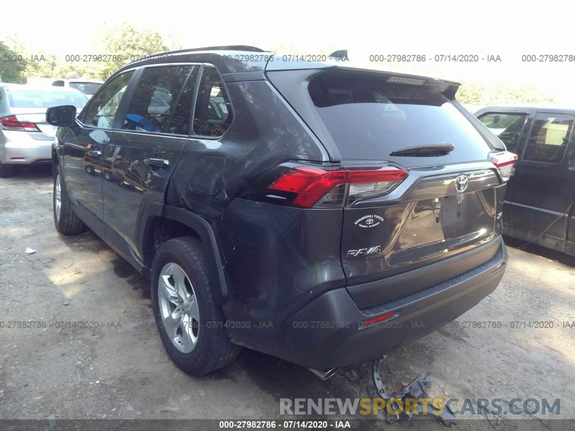 3 Фотография поврежденного автомобиля JTMW1RFVXKD500192 TOYOTA RAV4 2019