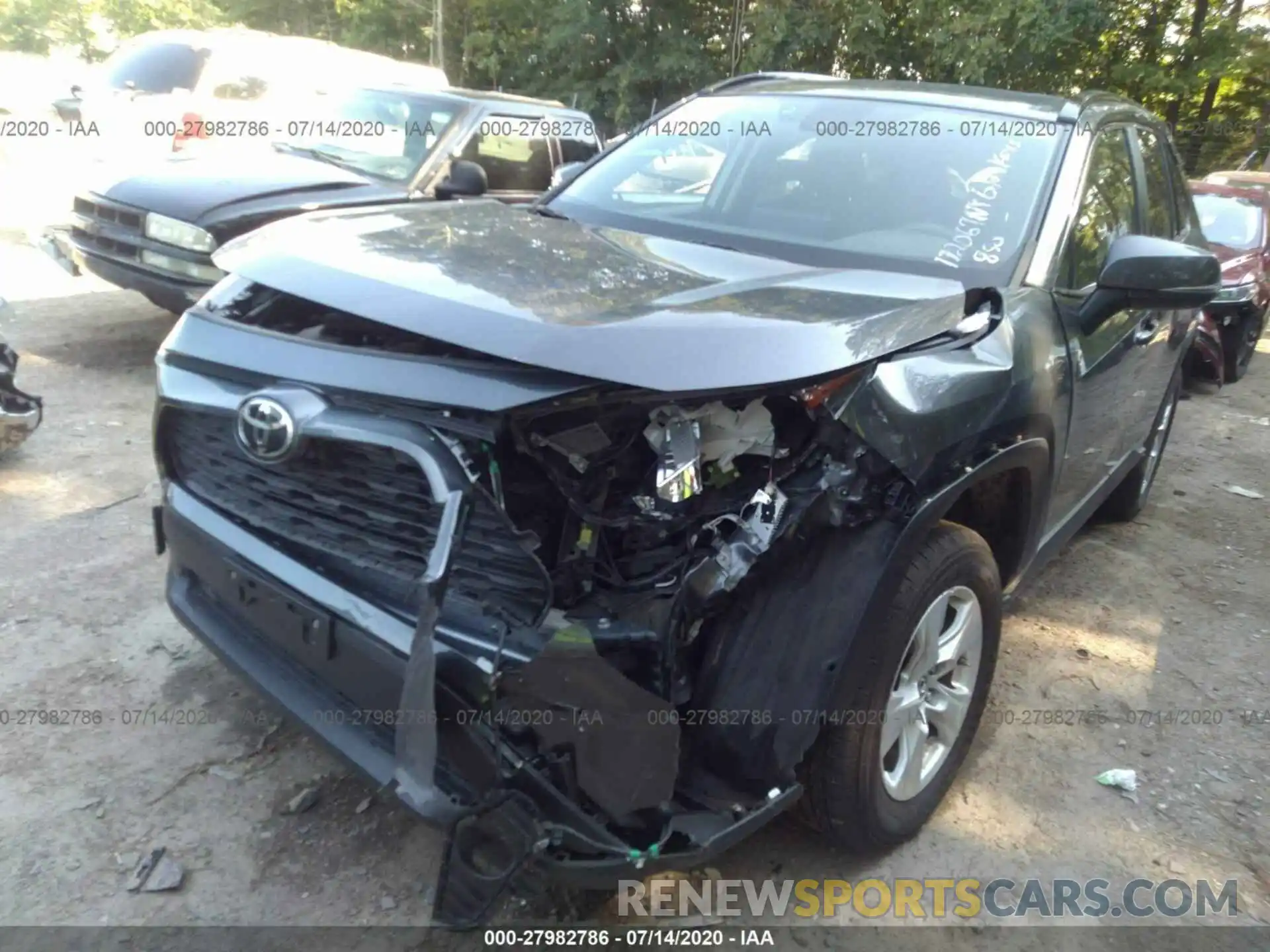 6 Photograph of a damaged car JTMW1RFVXKD500192 TOYOTA RAV4 2019