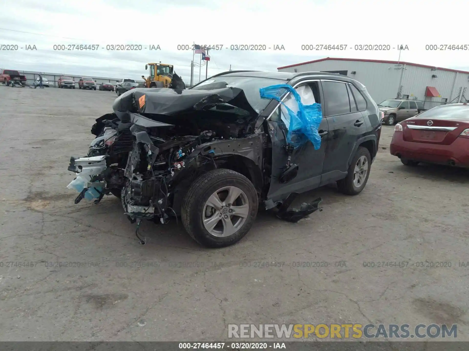 2 Photograph of a damaged car JTMW1RFVXKD500578 TOYOTA RAV4 2019