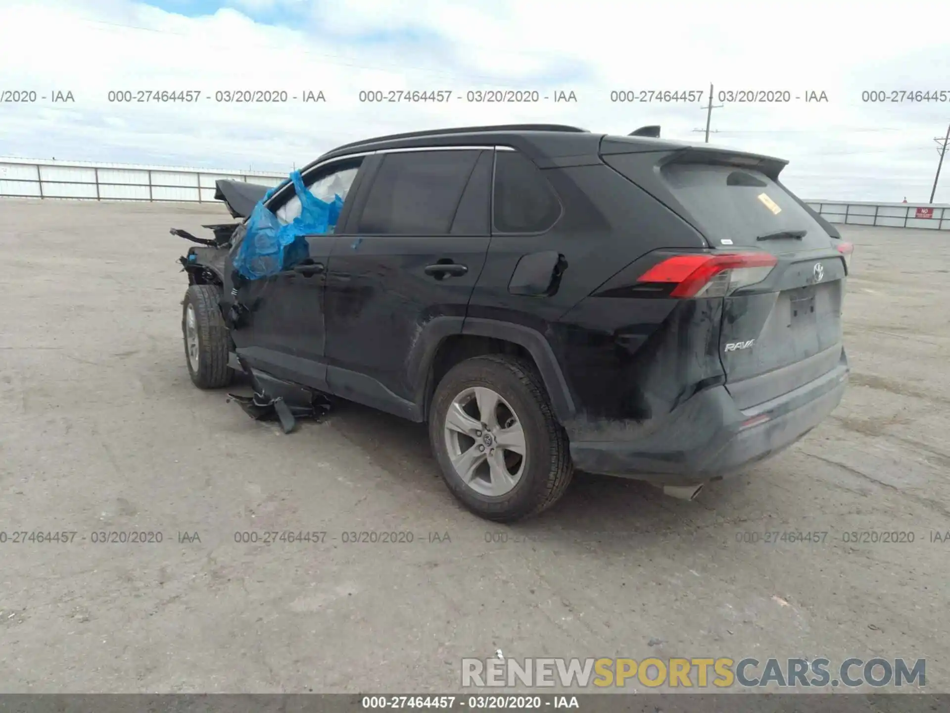 3 Фотография поврежденного автомобиля JTMW1RFVXKD500578 TOYOTA RAV4 2019