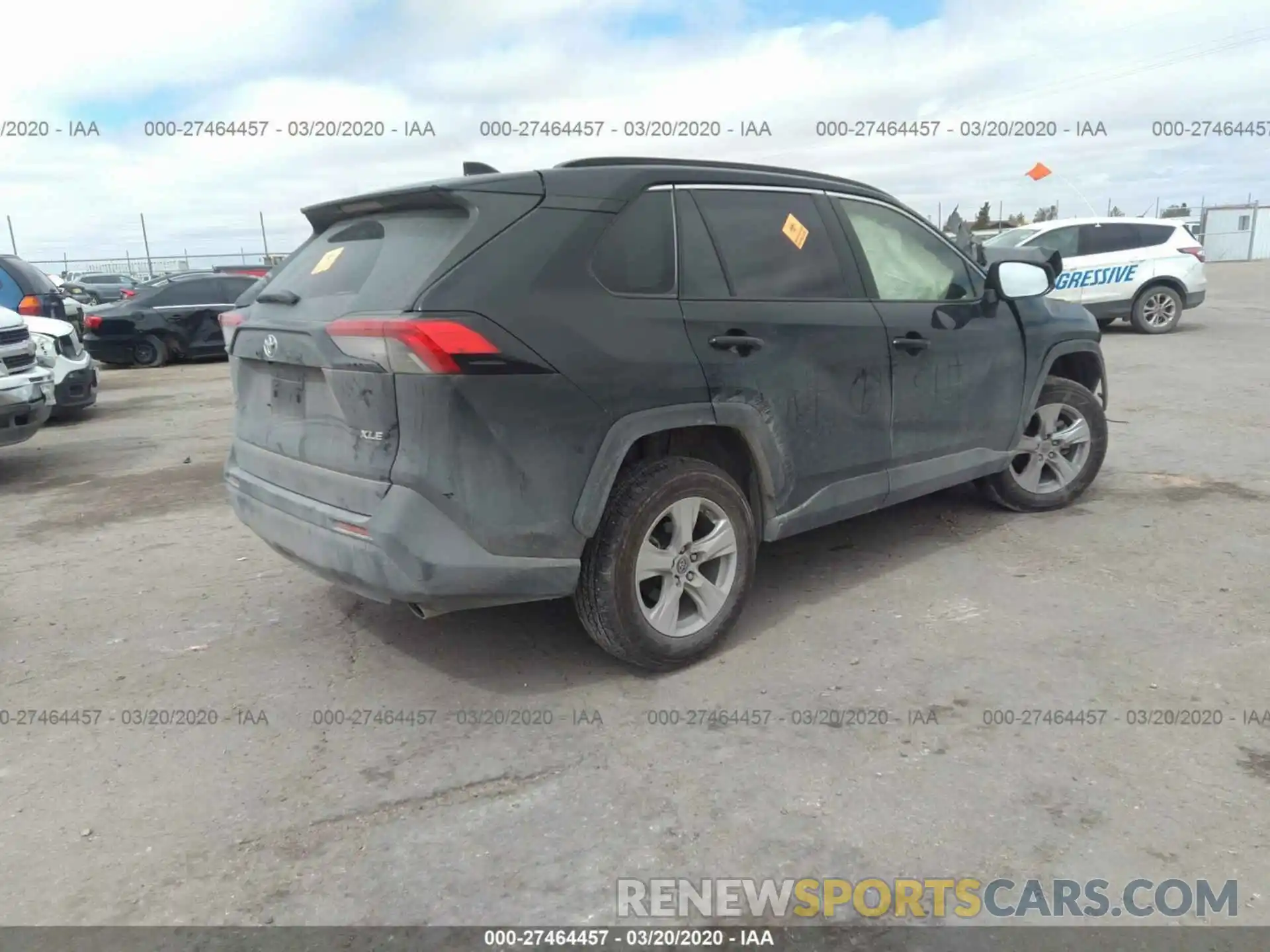 4 Photograph of a damaged car JTMW1RFVXKD500578 TOYOTA RAV4 2019