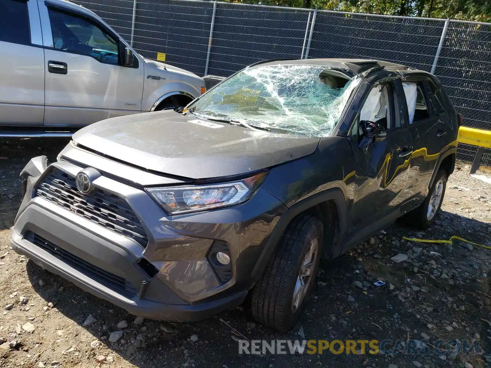 2 Photograph of a damaged car JTMW1RFVXKD502069 TOYOTA RAV4 2019