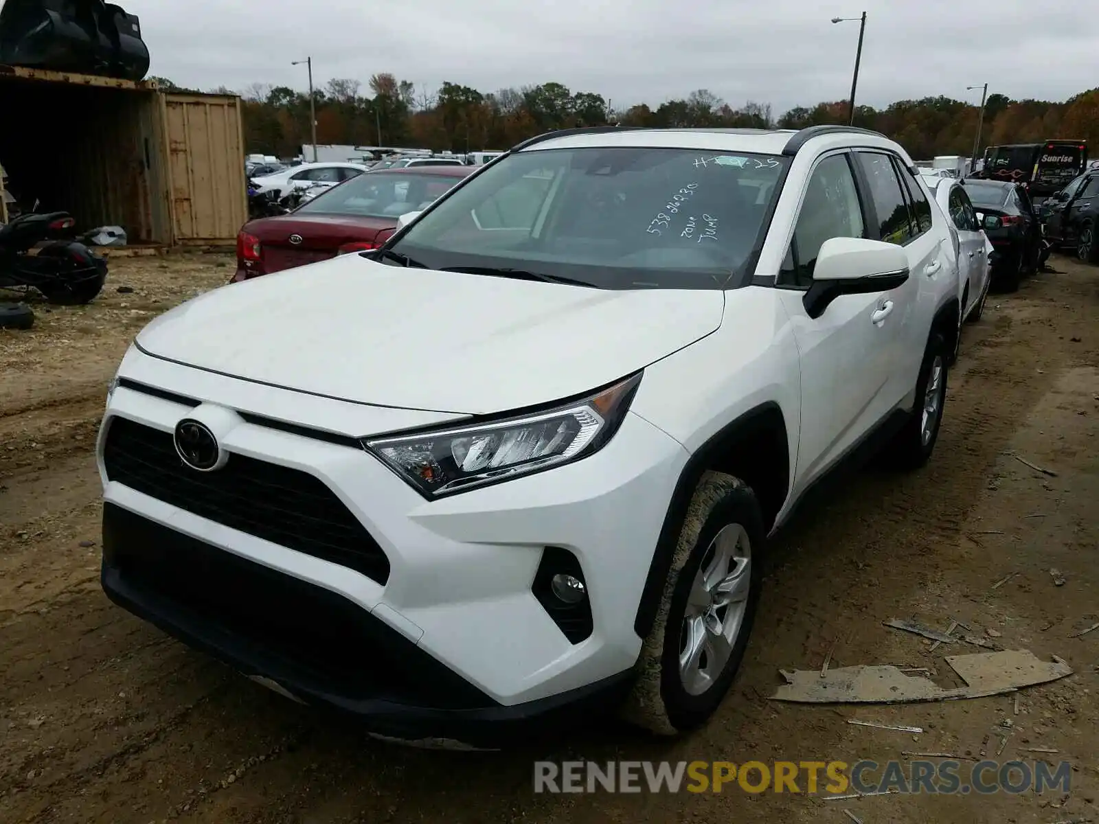 2 Фотография поврежденного автомобиля JTMW1RFVXKD502220 TOYOTA RAV4 2019