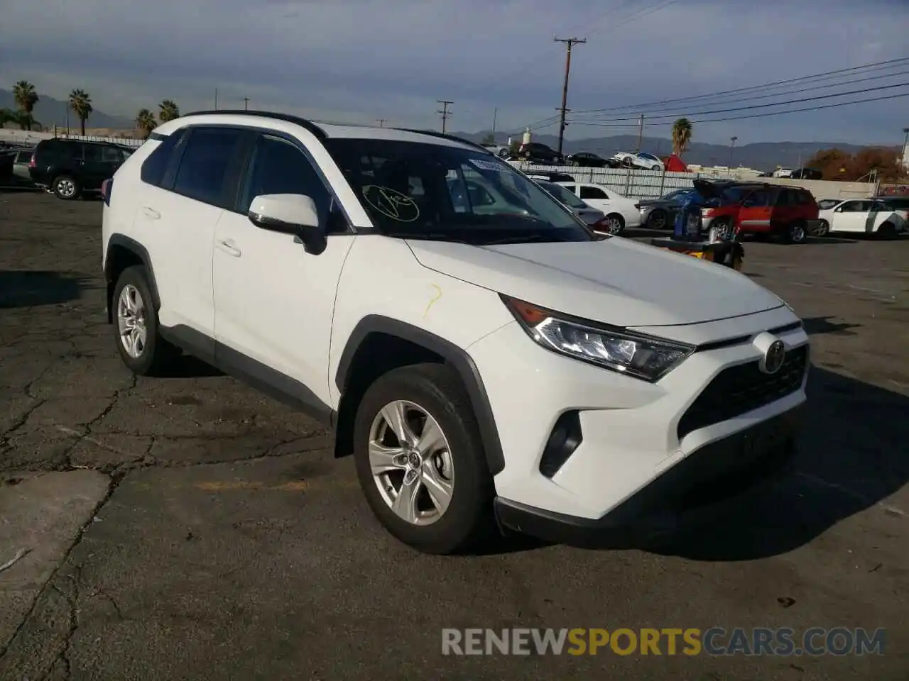 1 Photograph of a damaged car JTMW1RFVXKD502248 TOYOTA RAV4 2019