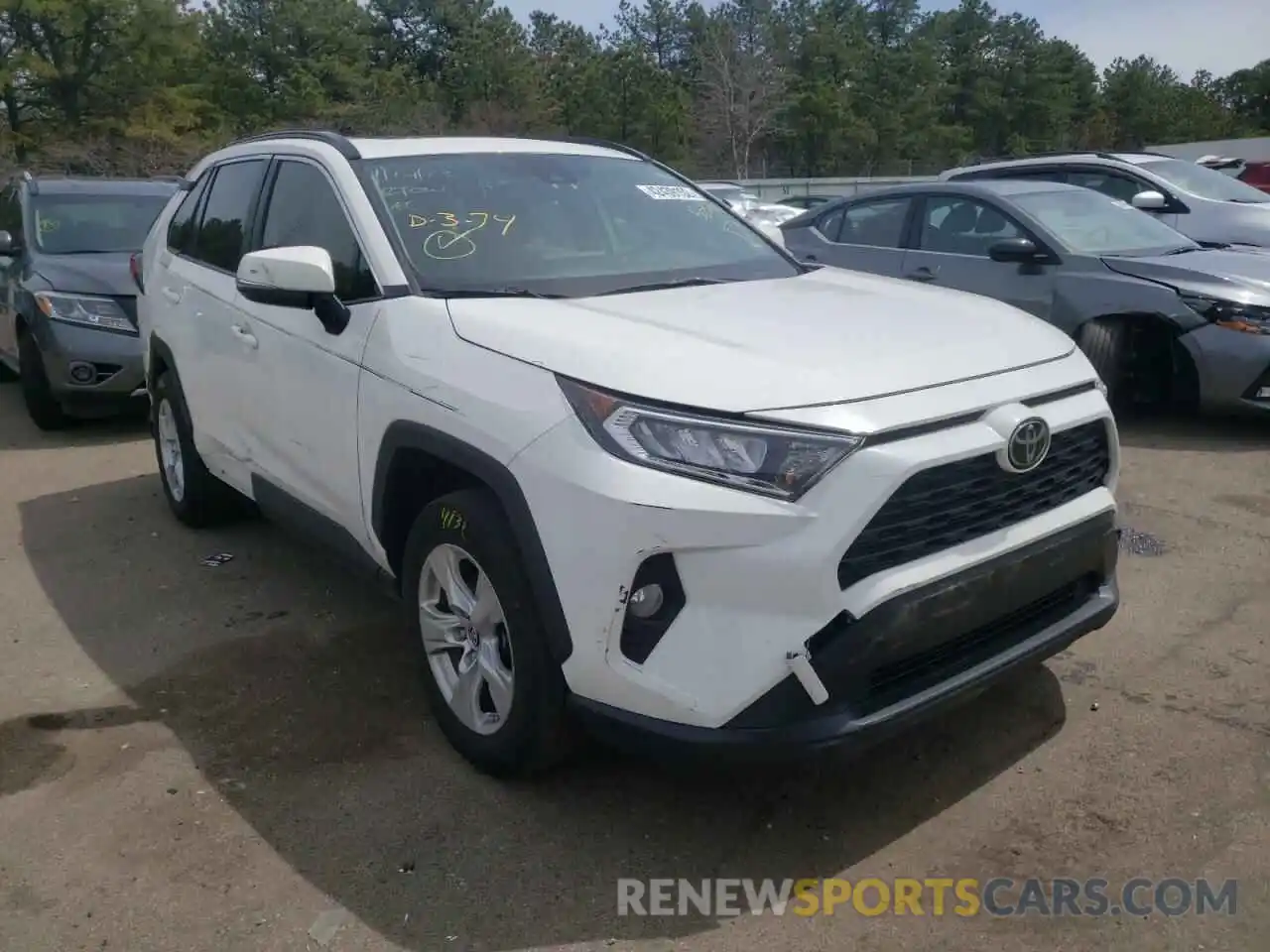 1 Фотография поврежденного автомобиля JTMW1RFVXKD503707 TOYOTA RAV4 2019