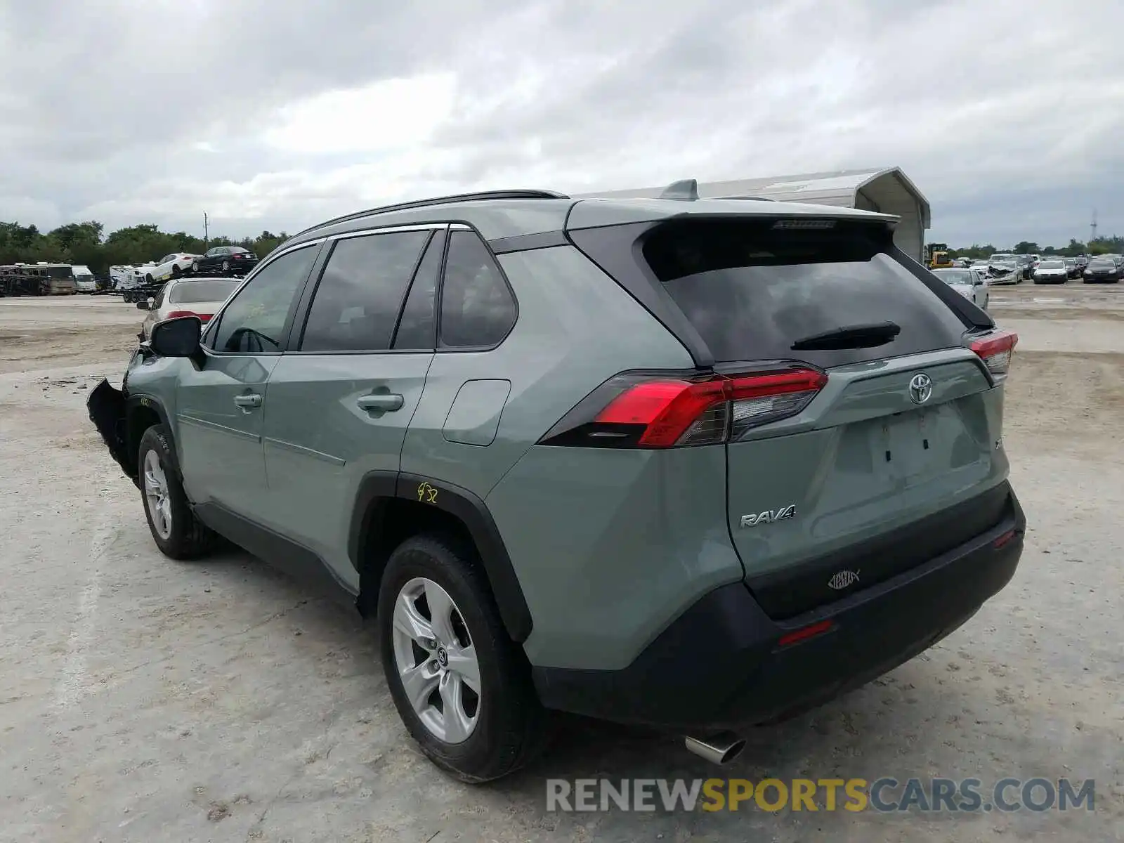 3 Фотография поврежденного автомобиля JTMW1RFVXKD506316 TOYOTA RAV4 2019