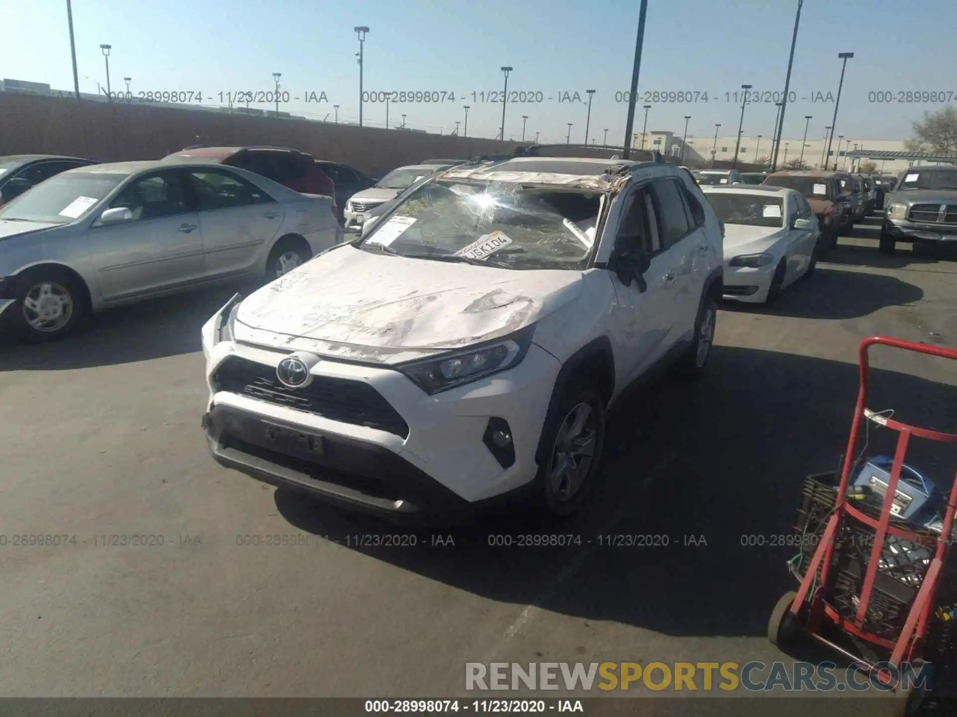 2 Фотография поврежденного автомобиля JTMW1RFVXKD508065 TOYOTA RAV4 2019